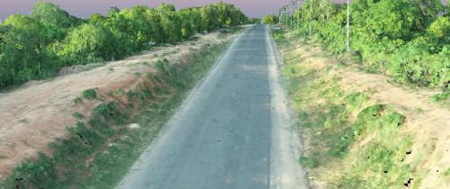 3D RENDERING OF A ROAD